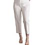 a pea in the pod cropped white maternity pant